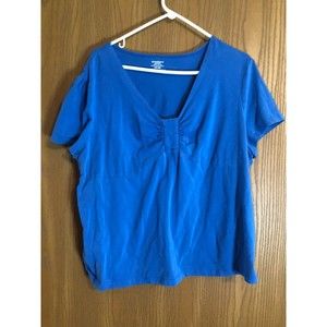 Womens dress or t shirt blue cotton size 22 24 DressBarn